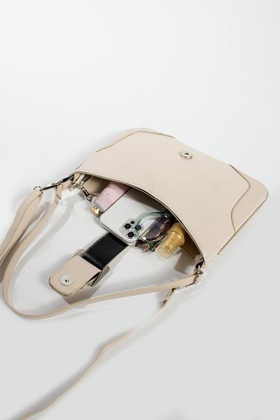 NBİBAGS geantă de mână și de umăr cu beget cusut retro high-end