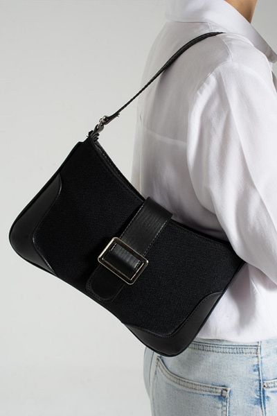 NBİBAGS geantă de mână și de umăr cu beget cusut retro high-end