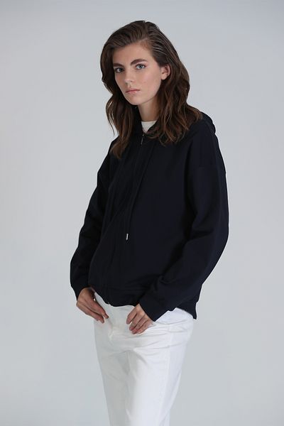 Lufian Γυναικείο πλεκτό φούτερ Navy Blue Brera