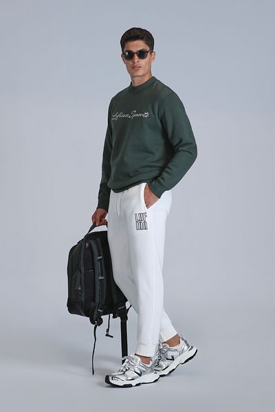 Lufian Ανδρικό Φούτερ Alpha - Off White