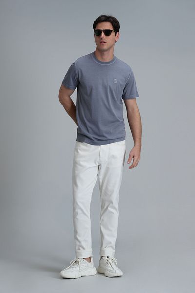 Lufian Sarder Ανδρικό - Σκούρο Γκρι Basic T-Shirt