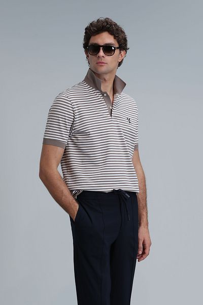 Lufian Danı Smart Men's Polo T-Shirt Soil