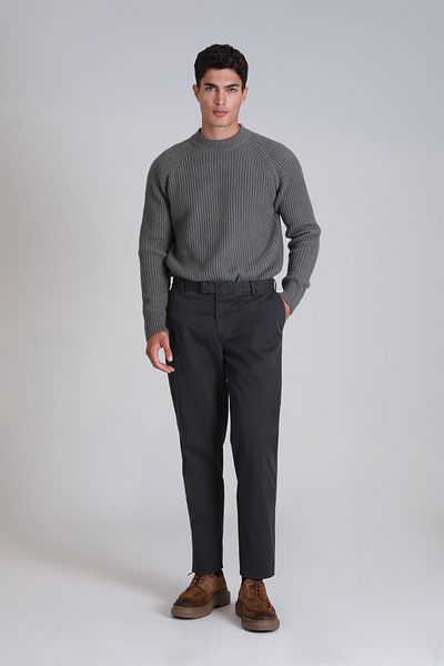 Lufian Ανδρικό πουλόβερ Terra Smoke Green