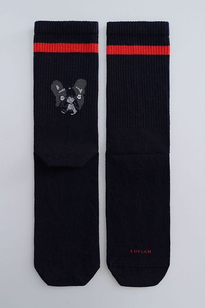 Lufian Grel Men's Socks Navy Blue