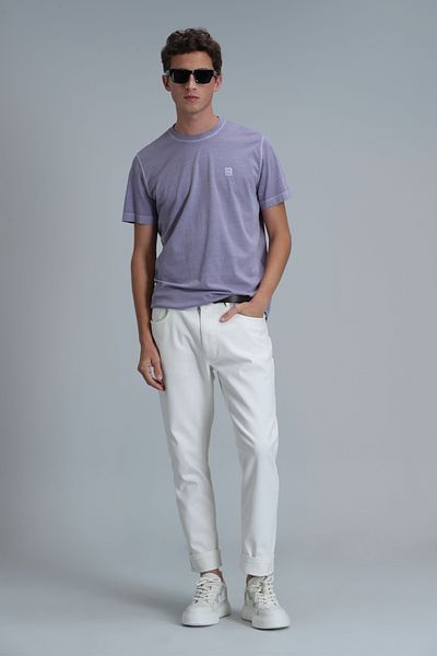 Lufian Ανδρικό μπλουζάκι Sarder Basic Lilac