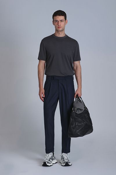 Lufian Tricou de bază kaki pentru bărbați - Casa