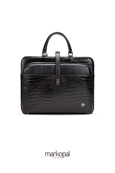 MORCA - Women's Briefcase Laptop Bag - 14" and 15.6" Laptop Compartment