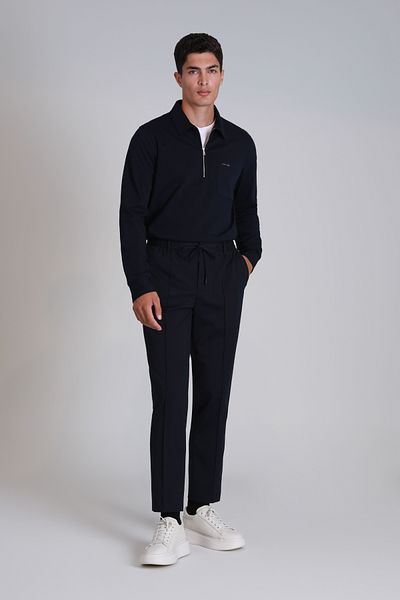 Lufian Ανδρικό φούτερ Tardu Navy Blue