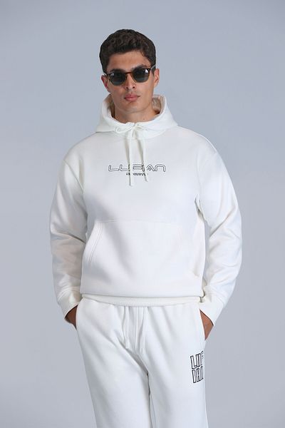 Lufian Мъжки суитшърт Brave, цвят Off White