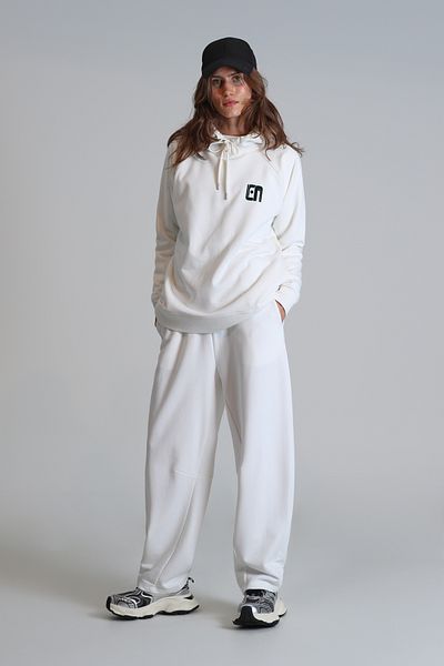 Lufian Sabrina Ecru Women's Knitted Sweatshirt