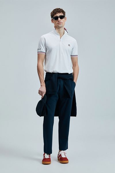 Lufian Eros Smart Men's Polo T-Shirt White