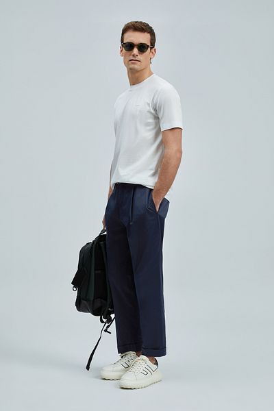 Lufian Bran Modern Graphic T- Shirt Off White