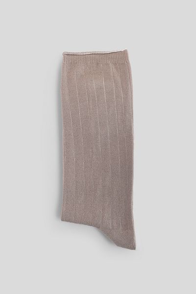 Lufian Kord Women's Socks Dark Beige