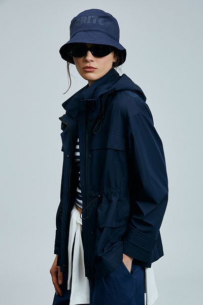 Lufian Navy Blue Clothes - Women's Outerwear