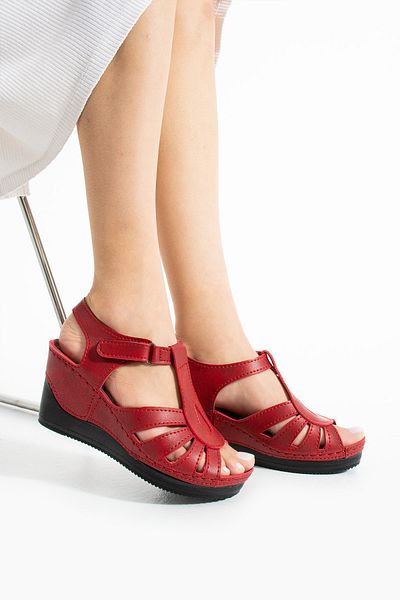 Khayt Spring Anatomical Wedge Heel Strappy Women's Sandals