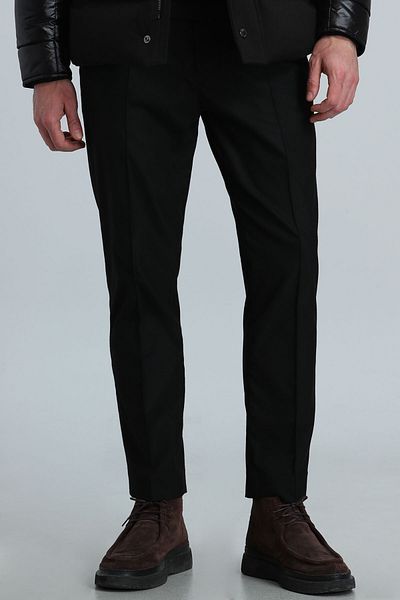 Lufian Παντελόνι Cosel Jogger Slim Fit Μαύρο