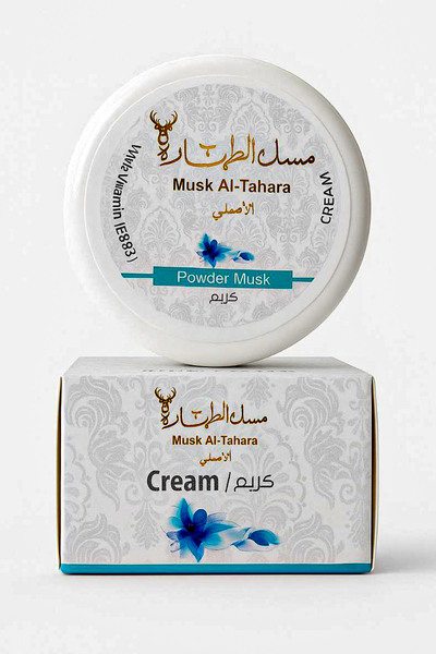 MUSK AL TAHARA 100 مل كريم مسك بولندي ديبيت يعطي تأثيرًا نظيفًا وناعمًا وهادئًا