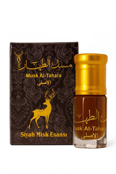 MUSK AL TAHARA Black deer musk 3ml Original Alcohol Free