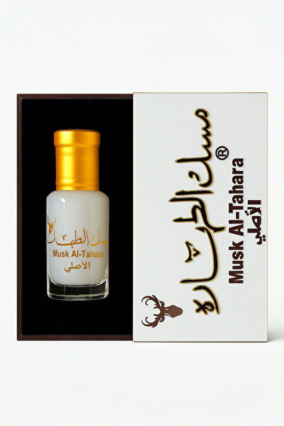 MUSK AL TAHARA White Musk Wooden Box 12ml Alcohol Free