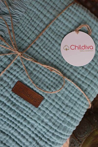 Childiva %100 Pamuklu 4 Katlı Müslin Battaniye
