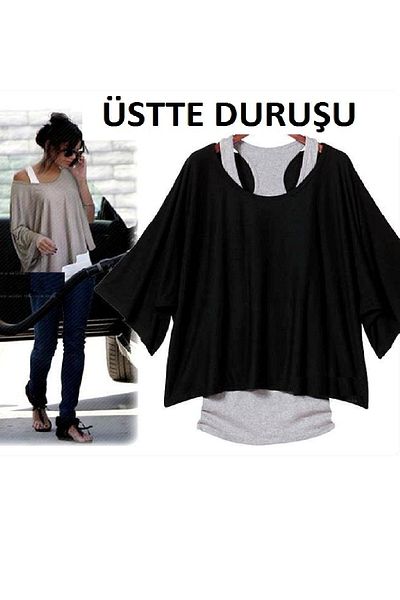 Lucky Line Άνετη γυναικεία μπλούζα βισκόζης - Casual Ανοιξιάτικο Καλοκαίρι