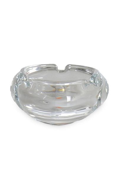 Tanemce Tulip Round Glass Crystal Luxury Ashtray - Round Ash Tray - Round Ash Tray