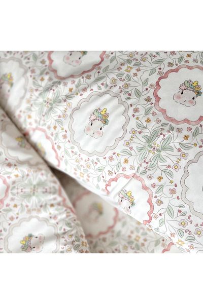 Zezig Lady Rabbit Single Duvet Cover Set