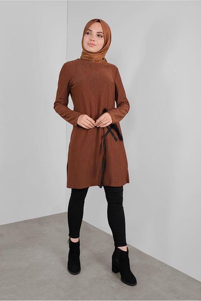 Alvina Silvery Stone Feather Tunic 41310