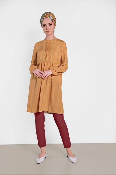 Alvina Elastic Tunic with Ankles 4471