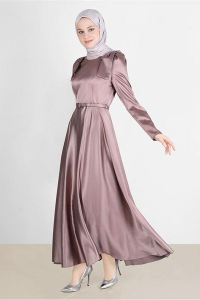 Alvina Bow Detailed Shoulder Dress 42418