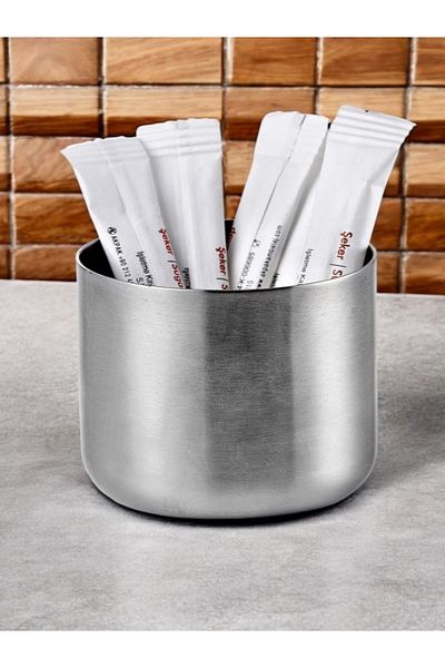ÖZBİR Stainless Steel Stick Sugar Bowl 7 cm Pack of 6