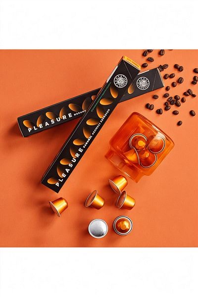 Kahve Dünyası Caramel Flavored Capsule Coffee 10 Box |   Compatible with All Capsule Coffee Machines