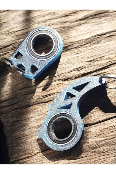 ALFA3D 6804-2RS Gücünde! 3D Premium 2 Renk Keyrambit Anahtarlık (2’li Set) (BÜYÜK BOY)