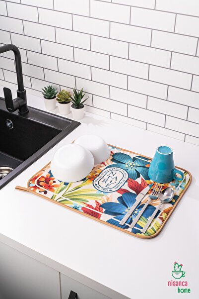 nisanca home Microfiber Dish Drying Mat Countertop Drying Towel Drying Cloth ...
