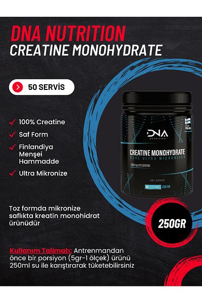 Dna Nutrition 250gr Creatine Monohydrate