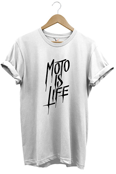 WİDİ Moto je život Štampano Biker 100% pamuk Standardni kroj okrugla kragna P...