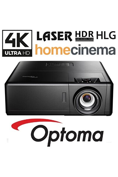 OPTOMA UHZ55 4K Lazer Home Cinema Projeksiyon Cihazı