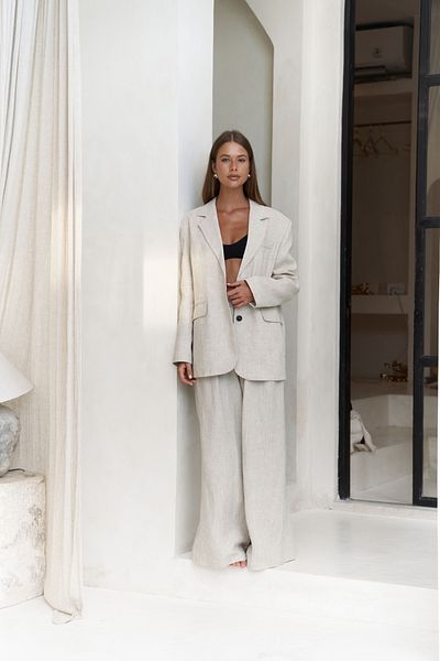 BOHEMAİ Λευκά είδη Sinai Basic Natural Blazer
