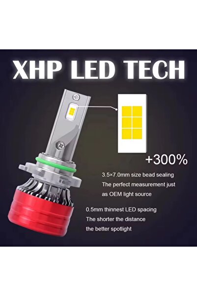 PAULLED H1 Paul Led Eco Mini Yeni Seri Xenon Far 12.000 Lümen Güç Csp Şimşek Etkili 1 Yıl Garanti