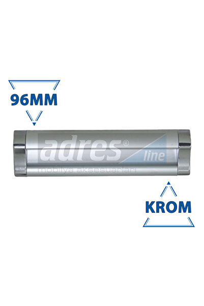 adresline Aras Gömme Kulp 4'lü 96mm