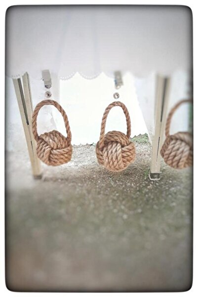 N NOXXO Διακοσμητική θήκη τραπεζιού κατασκευασμένη από σχοινί γιούτας πάχους 6 mm