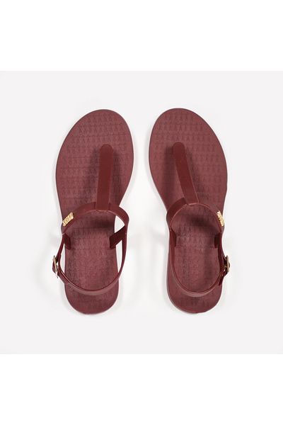 Tkees Women's Burgundy Flip Flops Beach Sandals Tk-P107
