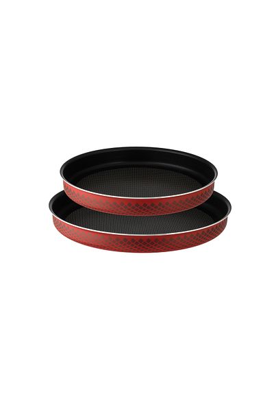 Dania 2-piece Oven Tray Set, Coated With Non-stick Teflon, Large 36 Cm And Small 32 Cm
