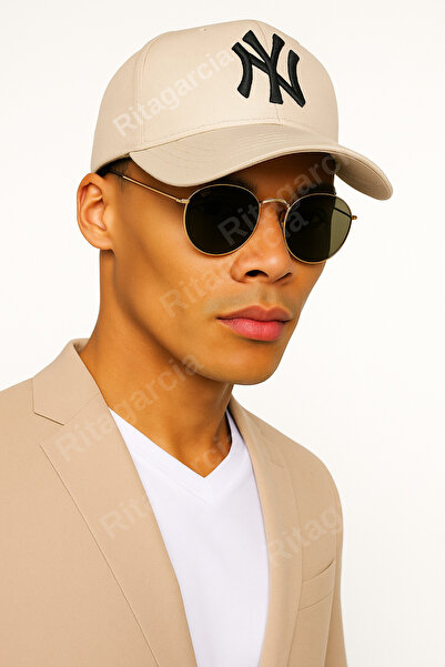 Ritagarcia Unisex Ny Taş-siyah Nakışlı Kep Şapka