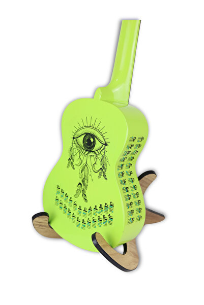 happypotam Ukulele Yeni Başlayanlar Için Arkasına ,yanına Yapıştırılan Şeffaf...