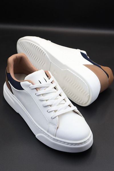 HEROD Men's White Sneaker Shoes | Lightweight Sole, City Style, Casual Casual