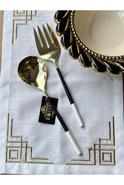 ROSSEV Gold Line Salad Service Set of 2