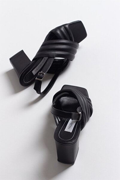 Niloshka Bonıta Siyah Kadın Sandalet