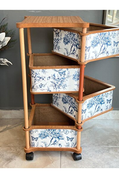 ROSSEV Blue  4 Katlı Sebzelik Kare