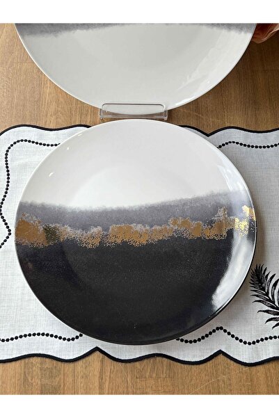 ROSSEV Round Rusty Black Presentation Plate